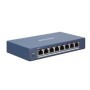 Switch 8 porturi Gigabit Hikvision DS-3E1508-EI, L2, Smart Managed, 8 × gigabit RJ45 porturi, switching capacity 16 Gbps, networ