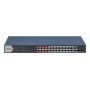 Switch 24 porturi Hikvision DS-3E1326P-EI, L2, Smart Managed, 24 × 100 Mbps PoE RJ45 ports si 2 × gigabit combos, Putere PoE 370