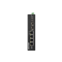 Switch Hikvision DS-3T0506HP-E/HS, 4-Port, PoE