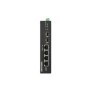 Switch Hikvision DS-3T0506HP-E/HS, 4-Port, PoE