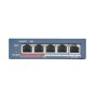 Switch Hikvision DS-3E0105P-E(B), 4-port, PoE