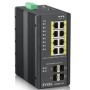 Zyxel RGS200-12P-ZZ0101F 12-port GbE Managed PoE Switch, Layer2, 8 ports100/1000 Mbps PoE, 4 ports Gigabit SFP.