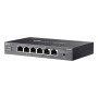 Omada 6-Port Gigabit Easy Managed Switch with 4-Port PoE+ PORT: 4× Gigabit PoE+ Ports, 2x Gigabit Non-PoE Ports SPEC: 802.3at/af
