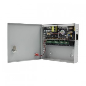 Surse alimentare 12V pentru camere Sursa alimentare CCTV 12V 10A 9 iesiri STR1210-09C Strong Euro Power