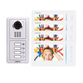 Videointerfoane Videointerfon Leelen N60 pentru 4 apartamente Leelen