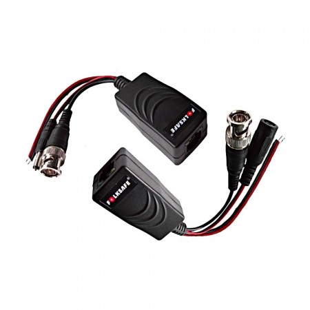 Video balun Folksafe Video balun Pasiv cu alimentare si transmitere de date HD - AHD, HDCVI, HDTVI FS-HD4301VPD Folksafe