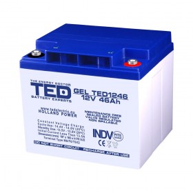BATERIE AGM GEL TED1246M6 12V 46Ah