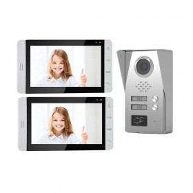 Videointerfoane Kit videointerfon color 7" 2 familii Tongwei DP-705 TONGWEI