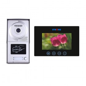 Videointerfoane VIDEOINTERFON IP CU CITITOR DE CARD 7" STRONG-3 Strong Euro Power