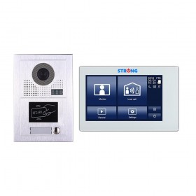 Videointerfoane VIDEOINTERFON IP CU CITITOR DE CARD 7" STRONG-12 Strong Euro Power