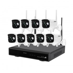 Sisteme de supraveghere SISTEM SUPRAVEGHERE VIDEO IP WIRELESS NVR 9 CAMERE SH024 SRICAM NVS002 Sricam