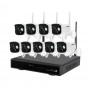 Sisteme de supraveghere SISTEM SUPRAVEGHERE VIDEO IP WIRELESS NVR 9 CAMERE SH024 SRICAM NVS002 Sricam