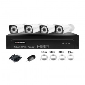 Sisteme de supraveghere Sistem supraveghere video IP 4 canale Aevision NK5004P-5MP AEVISION
