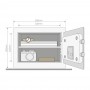 Securitate mecanica Seif compact de inalta siguranta Yale YSEB/250/EB1 Yale