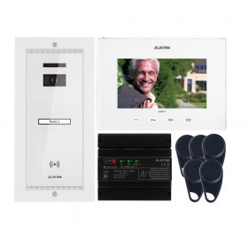 Videointerfoane Videointerfon Electra Smart+ 7” pentru o familie montaj incastrat - alb ELECTRA