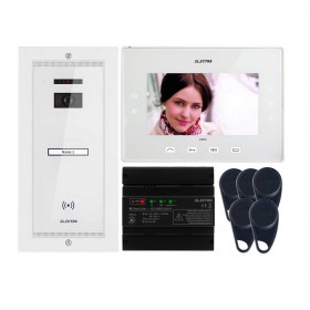 Videointerfoane Videointerfon Electra Extra 7” pentru o familie montaj incastrat - alb ELECTRA