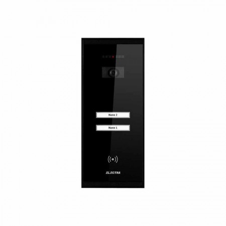 Videointerfoane Panou video exterior Electra Smart pentru 2 familii ELECTRA