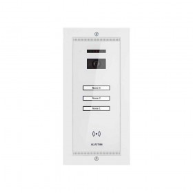Videointerfoane Panou video smart exterior Electra 3 familii montaj incastrat alb ELECTRA