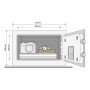 Securitate mecanica Seif standard compact cu cifru Yale YSV/200/DB1 Yale