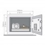 Securitate mecanica Seif standard rezidential cu cifru Yale YSV/250/DB1 Yale
