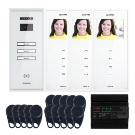 copy of Videointerfon Electra Smart+ 3.5” pentru 3 familii montaj aparent