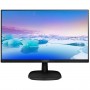 Monitor LED Philips 243V7QDSB/00, V-line, 23.8'' 1920x1080@60Hz, 16:9, IPS, 5ms, 250nits, Black, 3 Years, VESA100x100/VGA/DVI/HD