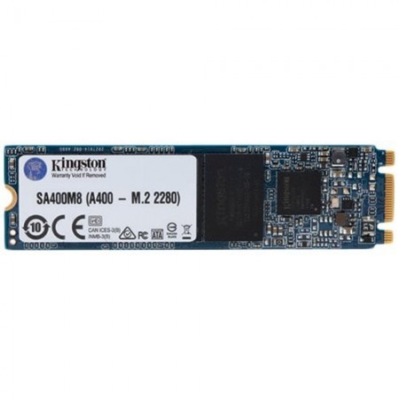 KINGSTON A400 480G SSD, M.2 2280, SATA 6 Gb/s, Read/Write: 500 / 450 MB/s