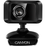 CANYON Enhanced 1.3 Megapixels resolution webcam with USB2.0 connector, viewing angle 40°, cable length 1.25m, Black, 49.9x46.5x