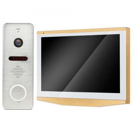 Kit Videointerfon AHD Morningtech 7” HD Slot Card - Gold