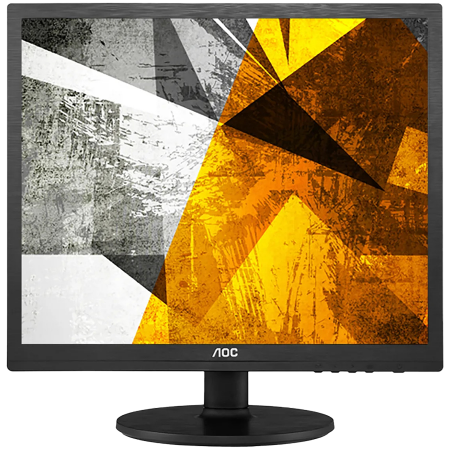 Monitor LED AOC I960SRDA, 19", 1280x1024 @ 75Hz, 5:4, IPS, 1000:1, 178/178, 5ms, 250 cd/m2, VGA, DVI, VESA