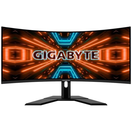 GIGABYTE GAMING Monitor 34", VA Curved 1500R, UWQHD 3440x1440@144Hz 21:9, AMD FreeSync Premium Pro, VESA Display HDR 400, 1ms (M