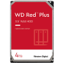 HDD NAS WD Red Plus (3.5'', 4TB, 128MB, 5400 RPM, SATA 6 Gb/s)