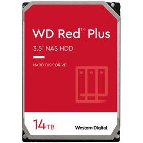 HDD NAS WD Red Plus (3.5'', 14TB, 512MB, 7200 RPM, SATA 6 Gb/s)