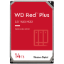HDD NAS WD Red Plus (3.5'', 14TB, 512MB, 7200 RPM, SATA 6 Gb/s)
