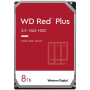 HDD NAS WD Red Plus (3.5'', 8TB, 256MB, 7200 RPM, SATA 6 Gb/s)