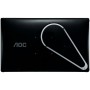 AOC Monitor Portable LED E1659FWU (15.6'', 16:9, 1366x768, TN, 220 cd/m2, 20M:1, 12 ms, 90/60°, USB 3.0, Tilt: -15 to +30°) Blac