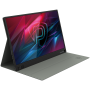 Prestigio TwinScreen 16, 15.6" IPS FHD (1920*1080@60Hz) portable monitor with different ports: 1*HDMI 2.0, 2*USB Type-C, 1*USB 2