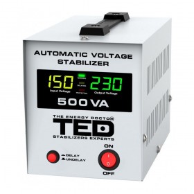 Stabilizator retea maxim 500VA-AVR 1 iesire schuko