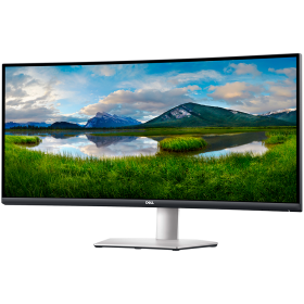 Monitor LED Dell S3422DW, 34" WQHD 3440x1440 100Hz VA AG 21:9 Curved 99% sRGB, 300cd/m2, 3000:1, 178/178, 4ms GtG, Flicker Free,