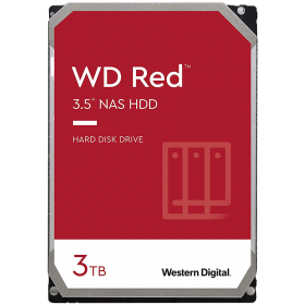 HDD NAS WD Red Plus (3.5'', 3TB, 128MB, 5400 RPM, SATA 6Gbps)