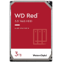 HDD NAS WD Red Plus (3.5'', 3TB, 128MB, 5400 RPM, SATA 6Gbps)