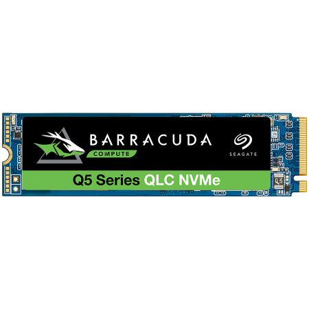 SSD SEAGATE BaraCuda Q5 500GB M.2 2280-S2 PCIe Gen3 x4 NVMe 1.3, Read/Write: 2300/900 MBps, TBW 119, Rescue Recovery 1 an