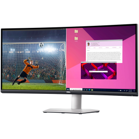 Monitor LED Dell S3423DWC Curved, 34", WQHD 3440x1440, 21:9 100Hz, AG, 300 cd/m2, 3000:1, 178/178, 4ms, AMD FreeSync, 2xHDMI, US
