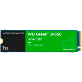 SSD WD Green SN350 1TB M.2 2280 PCIe Gen3 x3 NVMe QLC, Read/Write: 3200/2500 MBps, IOPS 300K/400K, TBW: 100