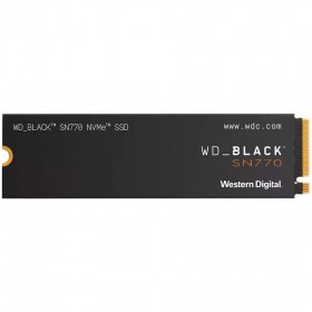 SSD WD Black SN770 250GB M.2 2280 PCIe Gen4 x4 NVMe, Read/Write: 2000/2000 MBps, IOPS 240K/470K, TBW: 200