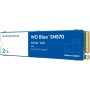 SSD WD Blue SN570 2TB M.2 2280 PCIe Gen3 x4 NVMe TLC, Read/Write: 3500/3500 MBps, IOPS 600K/600K, TBW: 900