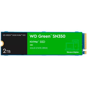 SSD WD Green SN350 2TB M.2 2280 PCIe Gen3 x3 NVMe QLC, Read/Write: 3200/3000 MBps, IOPS 500K/450K, TBW: 100