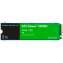 SSD WD Green SN350 2TB M.2 2280 PCIe Gen3 x3 NVMe QLC, Read/Write: 3200/3000 MBps, IOPS 500K/450K, TBW: 100