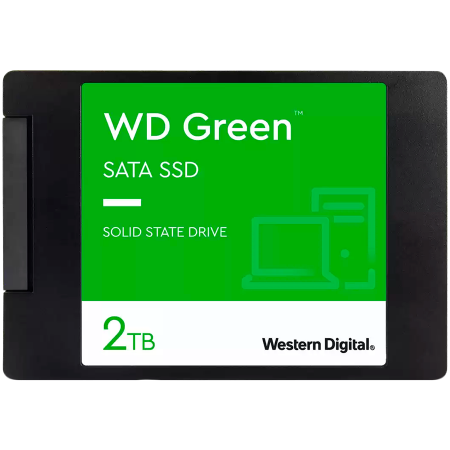 SSD WD Green 2TB SATA 6Gbps, 2.5", 7mm, Read: 545 MBps