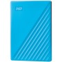 HDD Extern WD My Passport 2TB, 256-bit AES hardware encryption, Backup Software, Slim, USB 3.2 Gen 1 Type-A up to 5 Gb/s, Blue S